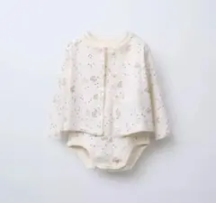 ZARA BABY 長袖ボディスーツ 3−6M(68cm) 試着のみ
