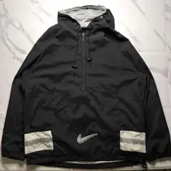 NIKE 90s ビンテージ 銀タグ ビッグスウォッシュ ベンチコート 黒 L i-fed26y21n07zfcaa.jpg