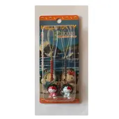 ご当地キティ　能登半島限定　御陣乗太鼓　ペアストラップ