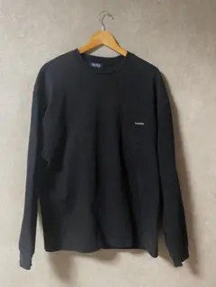 【美品】nautica ヘビーオンス ロゴ刺繍 ポケット ロンT L