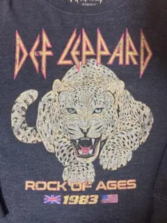DEF LEPPARD スウェットシャツ フェード バンドのサムネイル
