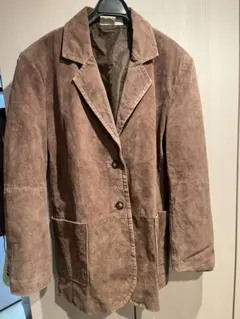 ブラウン 革ジャケット