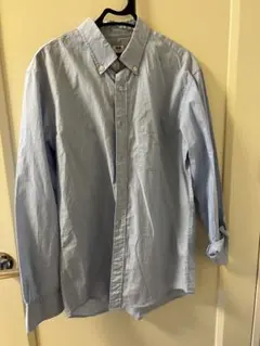 ユニクロボタンダウンシャツ ライトブルー S