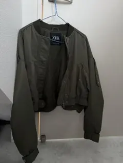 ZARA MA-1ジャケット オリーブグリーン S
