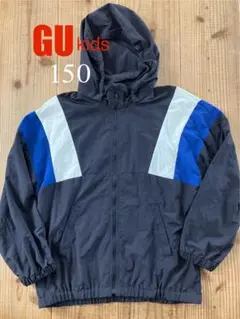 GU kids ジャケット 150サイズ ナイロン　ウィンドブレーカーのサムネイル