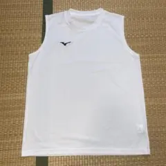 ミズノ MIZUNO ノースリーブ 練習着 スポーツウェア ホワイトのサムネイル