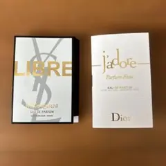 香水サンプル（YSL、Dior）