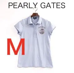 H428◾️パーリーゲイツ　ウォッシュ加工半袖ポロシャツ　ゴルフ