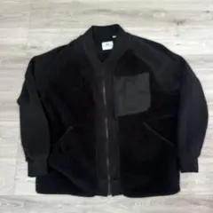 UNIQLO White Mountaineeringブラックフリースジャケット