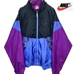 90s NIKE ‼︎TENNISロゴ ウインドブレーカートリコロールカラー女子M 22-03-07-k11_3.jpg