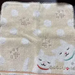 GuGuWorld 猫 イラスト タオルハンカチ