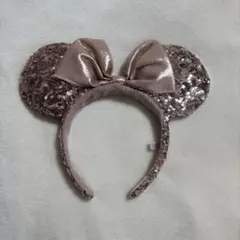 ディズニー ミニー スパンコールカチューシャ ピンク