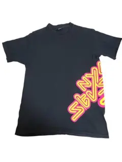STUSSYステューシーグラフィックプリント 半袖Tシャツ 黒
