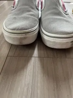 Vans スエード スリッポン スニーカー グレー/ピンク