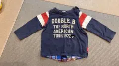 DOUBLE.B ミキハウス　長袖　ロングTシャツ　80