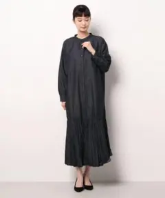 アメリカンホリック シンプリシテェ シアー シャツワンピース