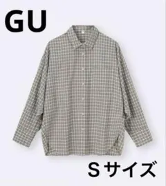 GU ドルマンスリーブチェックシャツ　【Ｓサイズ】