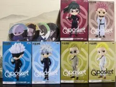 呪術廻戦 Qposket フィギュアセット 6体　缶バッチ4個