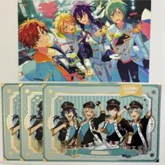あんスタ　10周年展示会特典　GiGO箔押しユニットポストカードALKALOID