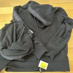 新品　未使用ATHLETA フリースジャージセット S グレー