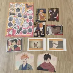 ハイキュー　ウエハース　ぱしゃこれ　ファミマ　絵馬風　もふもふシール　黒尾