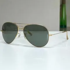 ボシュロム社製 ヴィンテージ レイバン サングラス アビエーター 上部BL砂打