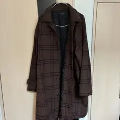 ブラウン系チェック チェスターコート最終値下げ！