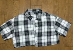 SHEIN チェック柄 シャツ ブラウス 長袖のサムネイル