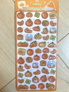 inamazy 3D embossed sticker みかん