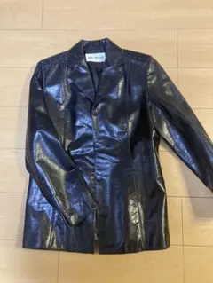 ANNE VALELEE 黒レザージャケット 38