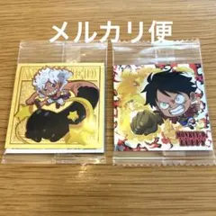 ルフィ にふぉるめーしょんワンピース大海賊シールウエハース ゴールドパラレル