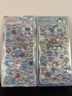 光るジュエルプチドロップシール うみのなかまたち あわわちゃん　2点セット