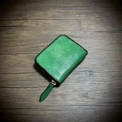 スティングレイ メンズ財布 ミニ財布 ガルーシャ 小銭入れ グリーン 緑