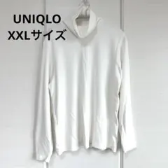 UNIQLO ヒートテックフリースタートルネックT（長袖） XXL ホワイト