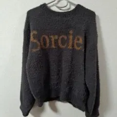 新品 タグなし グレー長袖ニット セーター LL 2L