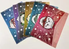 ちいかわ　セブンイレブン フラットケース　全6種 コンプリートセット