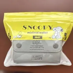 新品未使用◎SNOOPY 極小財布BOOK　スヌーピー三つ折りミニマルウォレットのサムネイル