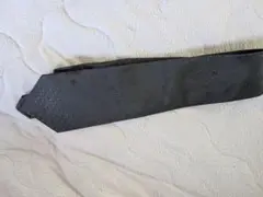 CIE JAPAN ダークグレー ネイビー ドット柄ネクタイ