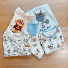 アンパンマン Tシャツ・薄手長袖・パジャマ 5点セット 95-100 まとめ売り