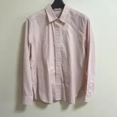 無印良品　洗いざらしブロードレギュラーカラー長袖シャツ　中古品