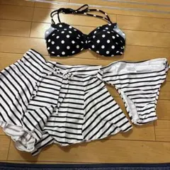 ボーダー柄 セパレート水着 3点セット 9Mサイズ - メルカリ