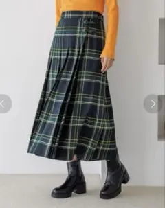 【niko and...】ツイルキルトチェックスカート