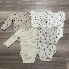 長袖肌着　ロンパース95cm 5点セット