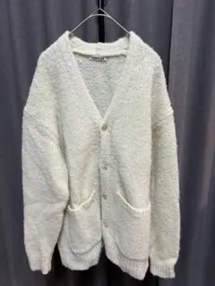 ALPACA WOOL SUPER LIGHT KNIT BIG CARDIGAのサムネイル