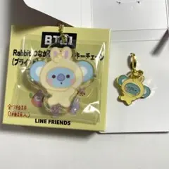 BT21 アクリルキーチェーン メタルチャーム Rabbit KOYA コヤ