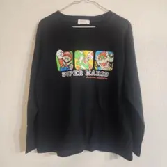 ◯　BANDAI スーパーマリオ 　長袖　 Tシャツ 140cmのサムネイル