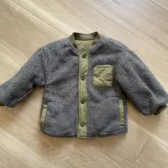 zara キッズ　ベビー　リバーシブル　アウター　ボア　ジャケット　キルティング