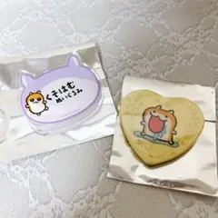 クソハムアクリルバッチ＆缶バッジ 2点セット
