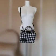 SANDRO チェック柄ショルダーバッグのサムネイル