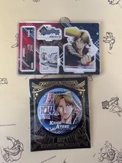 『新テニスの王子様』　跡部景吾　バースデイ缶バッジ　名場面ジオラマフィギュア